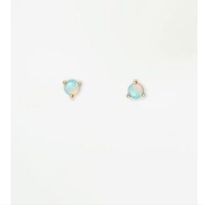 Wwake 14K Opal Stud